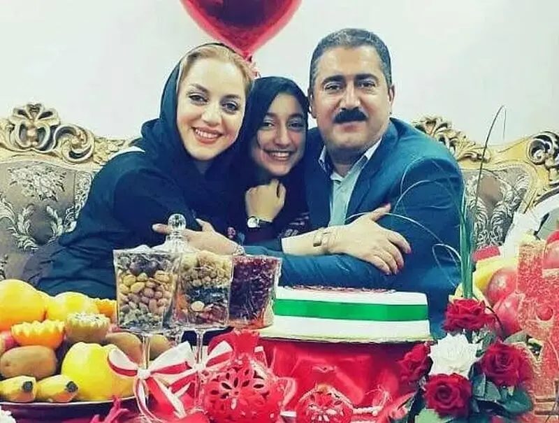 نسرین بابایی میانسالی وارش در کنار همسرش