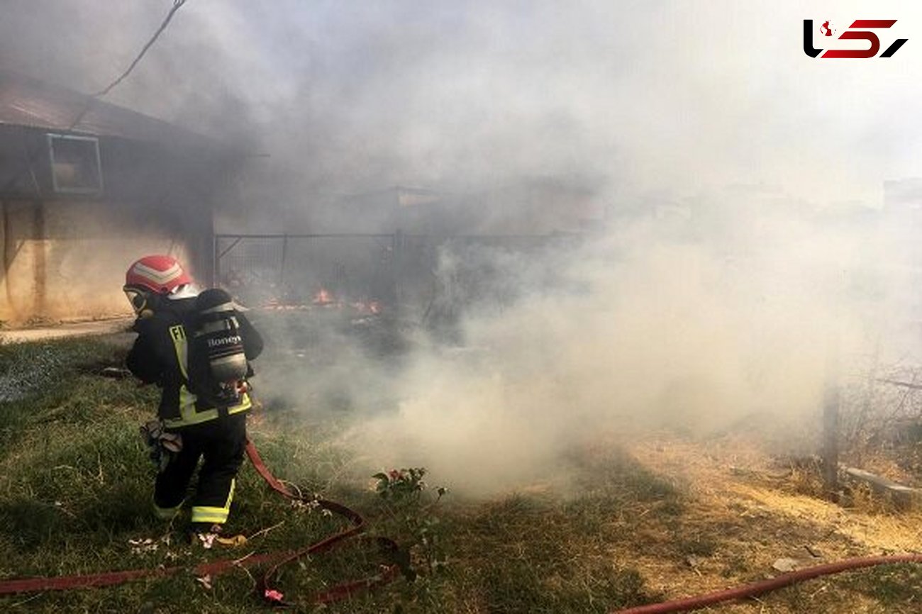 
آتش‌سوزی گسترده در مجتمع فنی حرفه‌ای کرمانشاه