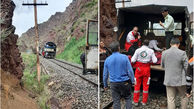 حادثه وحشتناک برای قطار در خط مرزی ایران + جزئیات و عکس