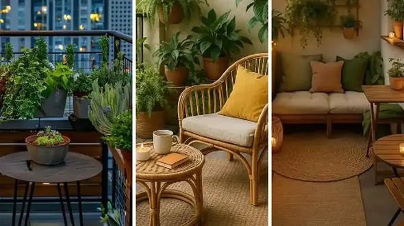 دیزاین بالکن کوچک: طراحی حرفه‌ ای و مدرن برای تراس خانه شما