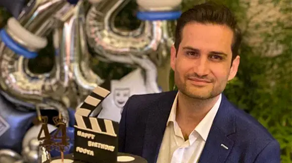 این خانم زیبا همسر پویا امینی است؟ / اولین عکس همسر این بازیگر در سوئد! 