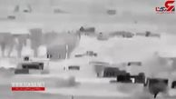 انهدام خودروی تروریست‌ها در خاک سوریه توسط تانک «T-90A» + فیلم