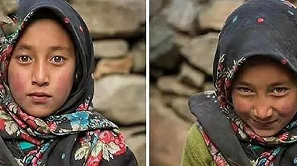 این 2 عکس دختر جهانی شد