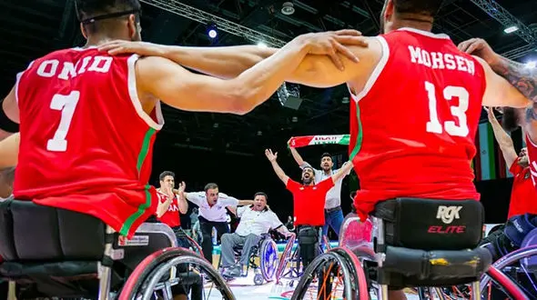 زنده نگه داشتن نام ملی پوش فقید بسکتبال زنان/ فریاد «ترنم» اعضای تیم ملی بسکتبال با ویلچر 