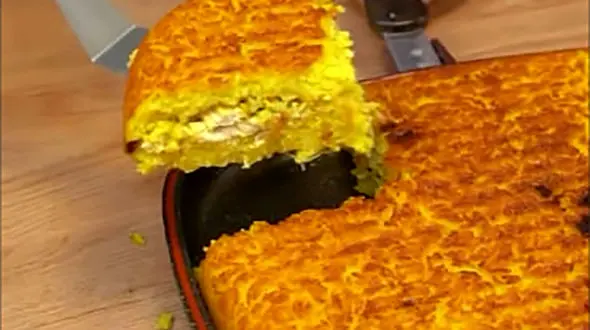 روش پخت ته چین مرغ + فیلم