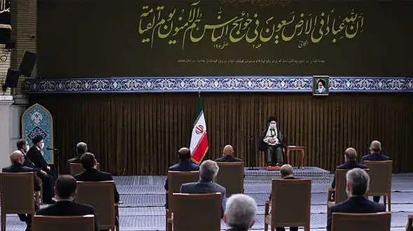 دیدار رییس‌جمهور و هیأت دولت با رهبر انقلاب / صبح امروز صورت گرفت