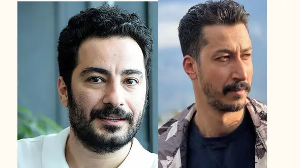 گریم عجیب و غریب نوید محمد زاده و بهرام افشاری