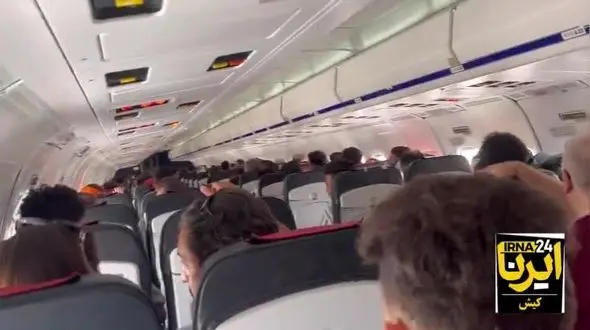 فرود اضطراری پرواز کیش به تبریز + فیلم و علت