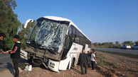واژگونی اتوبوس در  در محور شبستر-علیشاه، ۱۷ مصدوم برجا گذاشت