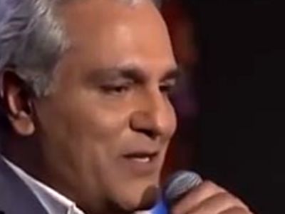 فیلم/ اجرای با شکوه آهنگ امشب شب مهتابه از مهران مدیری/امشب شب مهتابه حبیبم رو میخوام ، حبیبم اگر خوابه طبیبم رو میخوام