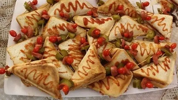  اسنک مرغ با قارچ غذای فوری و رژیمی+دستور تهیه