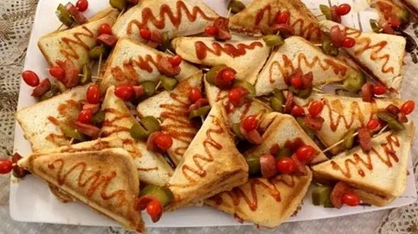  اسنک مرغ با قارچ غذای فوری و رژیمی+دستور تهیه