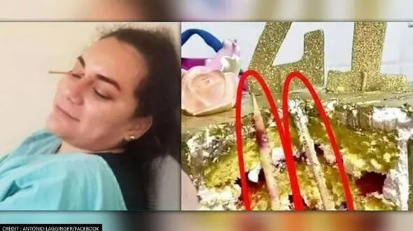 شوخی دوستان زن جوان در جشن تولد خون به راه انداخت + عکس 