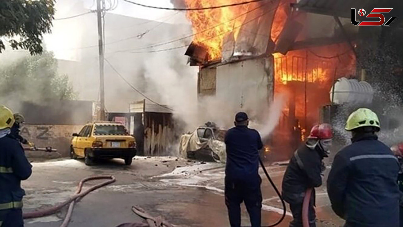 انفجار مواد آتش زا در خمینی شهر اصفهان 1 کشته داشت