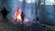  مهار آتش سوزی در منطقه حفاظت شده قرخود 