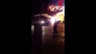 کارخانه ایرانی برند معروف را در کربلا  آتش زدند+ فیلم