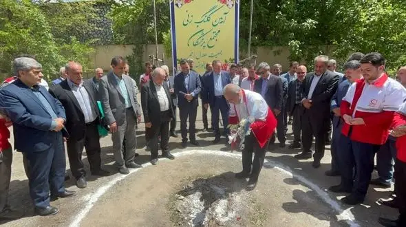 کلنگ‌زنی مجتمع پزشکان جمعیت هلال احمر شهرستان خوانسار