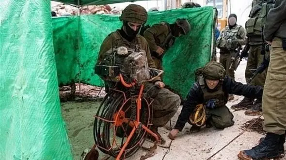  رژیم صهیونیستی مدعی کشف تونل جدید حزب الله شد+عکس