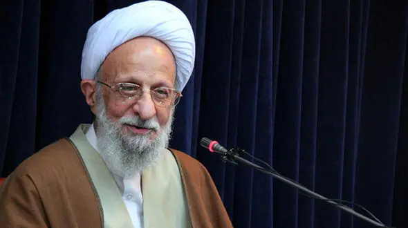 کنایۀ مصباح یزدی به روحانی: با این که آشکارا یا پنهان ارتباطاتی دارید اما باز هم آمریکا را نشناخته‌اید +فیلم