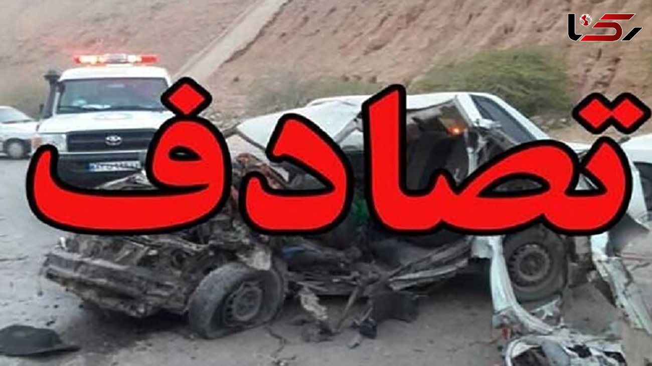 تصادف خونین نیسان و موتورسیکلت در زنجان