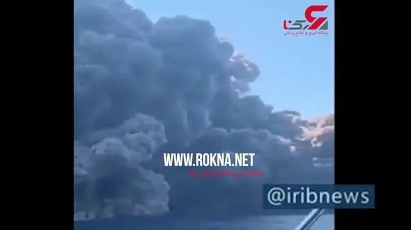 انفجار شدید آتشفشان در سواحل جزیره سیسیل + فیلم 