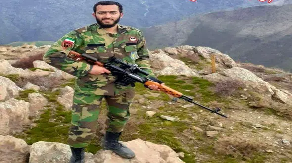 عکس جوان سپاهی که دیروز در سردشت شهید شد