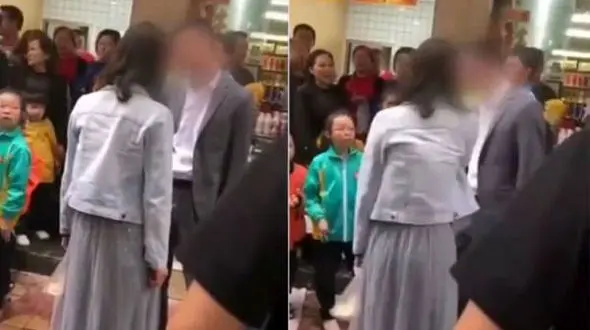 چک خوردن مرد بی پول در فروشگاه+عکس