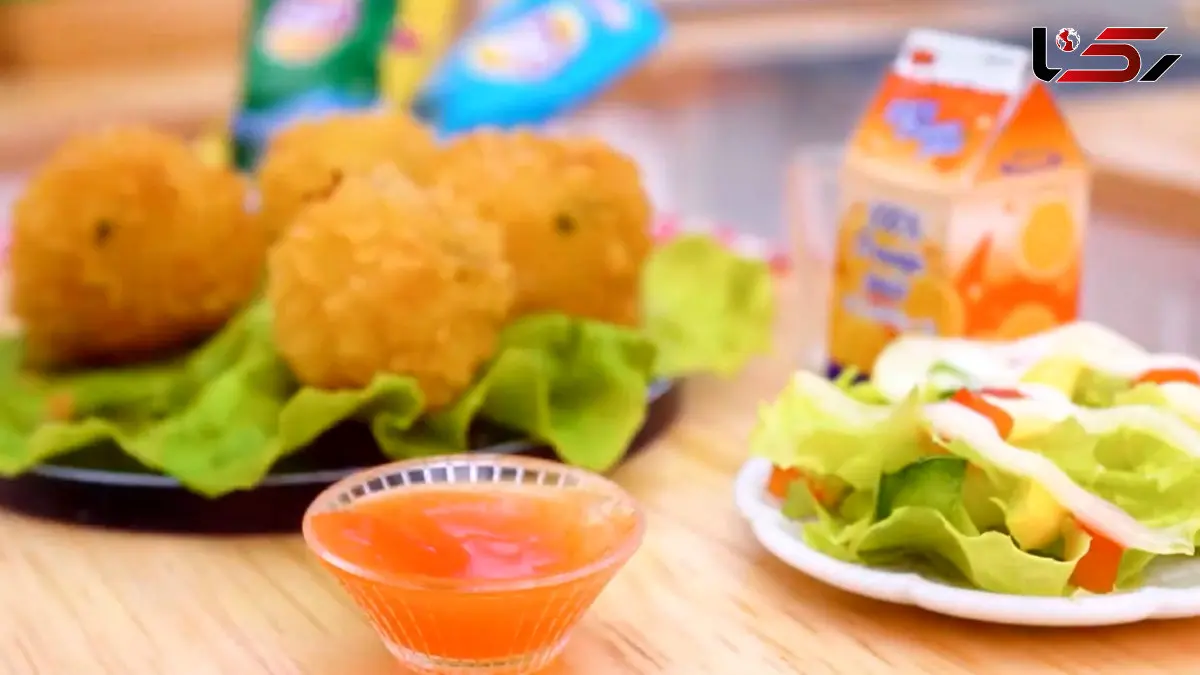 طرز تهیه غذای مینیاتوری لذیذ با وسایل ریز مینیاتوری + فیلم