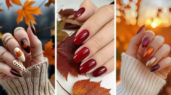 لاک پاییزی حرفه‌ ای با رنگ‌ های شیک و مد روز برای فصل پاییز