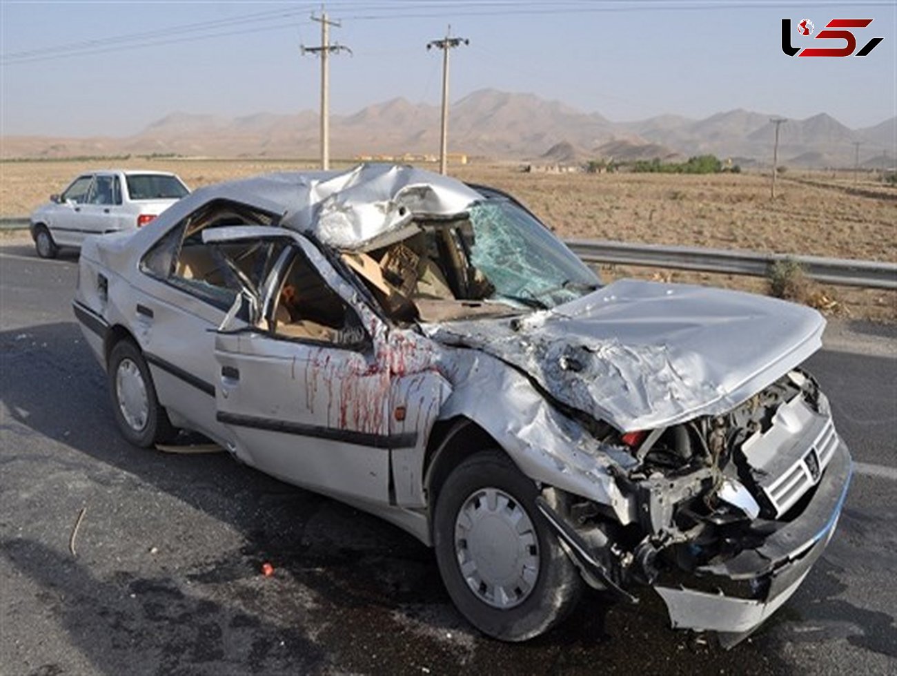 یک کشته و 7  مصدوم در واژگونی خودرو در مهریز