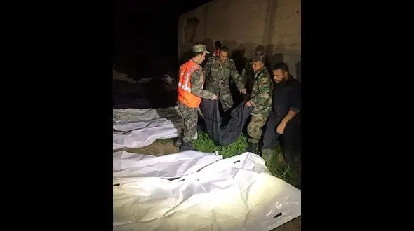 کشف گور دسته جمعی وحشتناک در دمشق + عکس