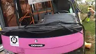 حادثه تلخ برای اتوبوس در بزرگراه صدر + عکس
