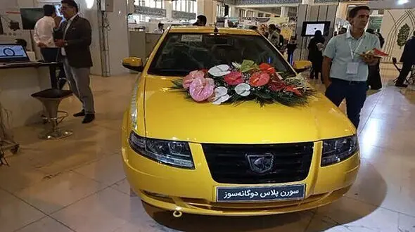 از جدیدترین تاکسی دوگانه سوز رونمایی شد 