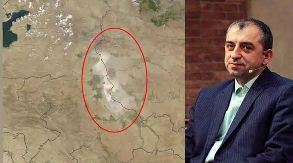 دریاچه ارومیه از نقشه ایران محو شد / دکتر زارع از نتیجه خشک شدن دریاچه ارومیه، این فاجعه ملی گفت