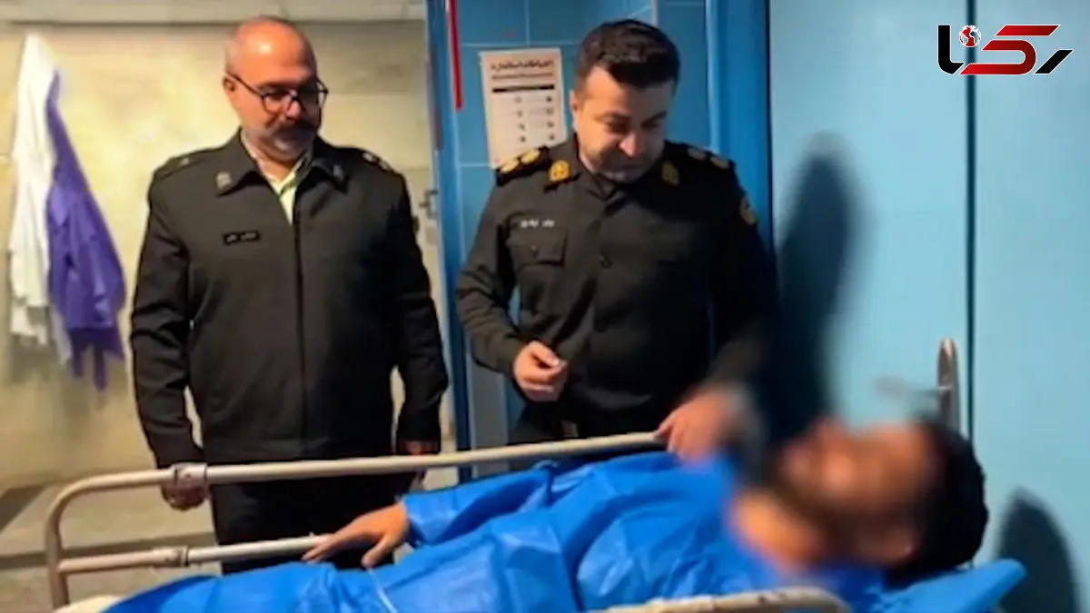 پایان فرار مسلح سابقه‌دار / فیلم او را بر روی تخت بیمارستان ببینید