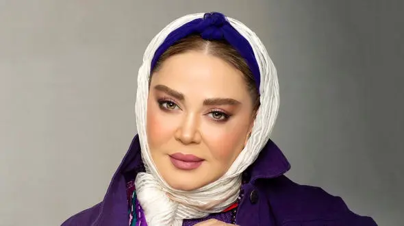 استایلی جدید و جسورانه از بهاره رهنما با رنگ بنفش!