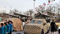 تصاویر تسلیحاتی که در حاشیه راهپیمایی ۲۲ بهمن به نمایش درآمد؟ / شاهد ۱۳۶ برای نخستین بار دیده شد