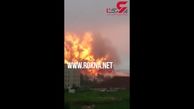 فیلم لحظه انفجار مهیب و مرگبار در کارخانه مواد شیمیایی