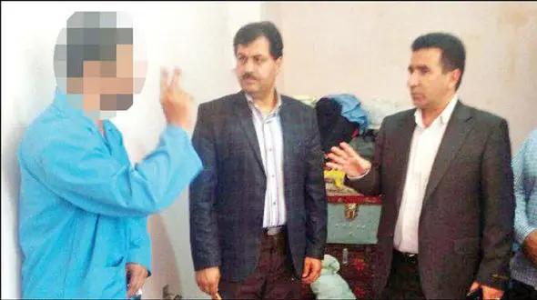 قاتل دختر زیبای مشهدی ادعای جدید کرد+عکس متهم در محل قتل