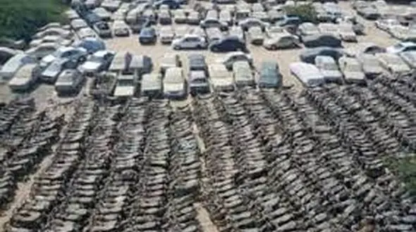 مزایده 1650 دستگاه وسیله نقلیه توقیفی در قزوین / منافع فروش به دولت می رسد