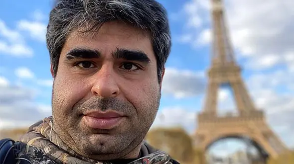 عکس نوزادی امیر نوری با ته ریش ! 