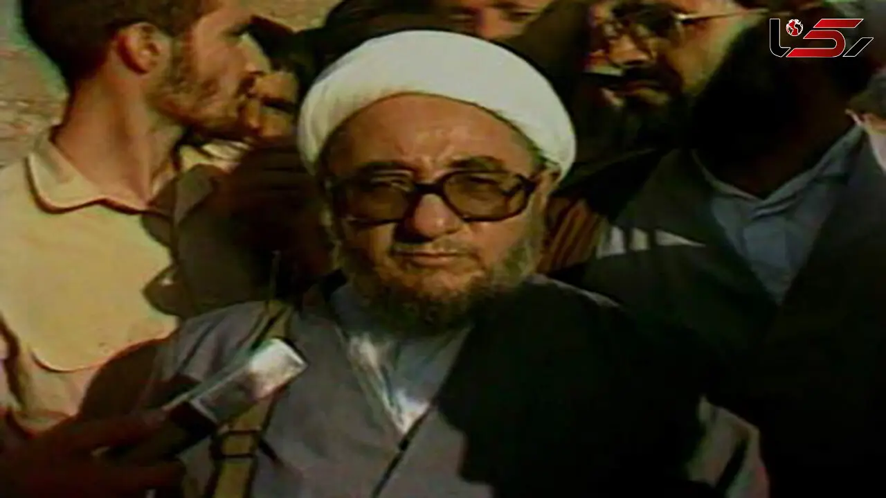فیلم حضور آیت الله خلخالی  پای اجساد سوخته منافقین در عملیات مرصاد