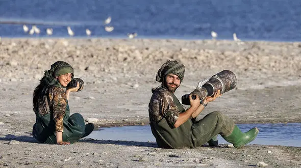 ماه عسل زوج ایرانی در کنار یوزپلنگ های ایرانی ! / ستاره و پدرام؛ شکارگر لحظه ها در دل طبیعت + فیلم