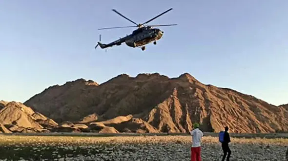 اتمام عملیات نجات کوهنوردان گرفتار در هرمزگان + عکس