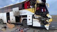 تصادف مرگبار اتوبوس مسافربری با تریلی در جاده خرم آباد+ جزییات