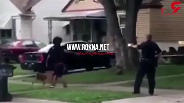 کشتن بی‌رحمانه سگ بیچاره توسط ماموران پلیس! +فیلم 
