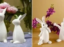 مجسمه‌ های خرگوش دوست‌ داشتنی؛ زیباترین تزئینات برای میز کار شما
