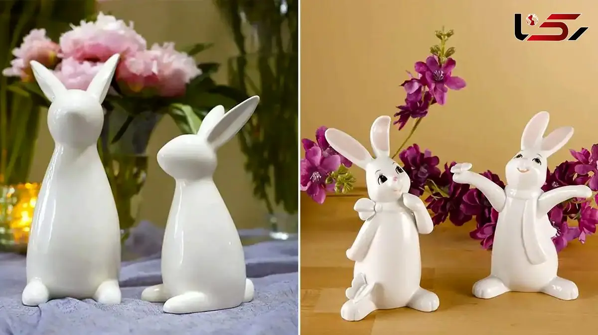 مجسمه‌ های خرگوش دوست‌ داشتنی؛ زیباترین تزئینات برای میز کار شما
