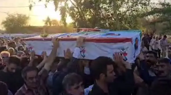 فیلم تشییع کودک ۷ ساله ای که‌ قربانی جنایت اسرائیل شد‌