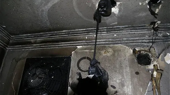 آتش سوزی هولناک گیم نت سعادت آباد+ تصاویر